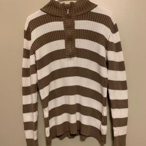 Liz Claiborne Quarter Zip Pullover (M)